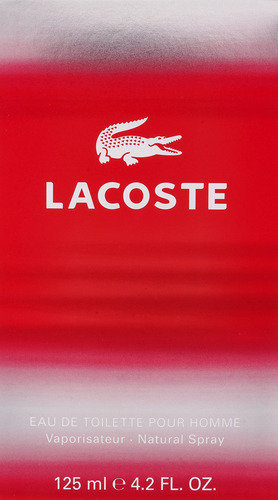 Perfume Lacoste Red Eau De Toilette 125 Ml Para Hombre