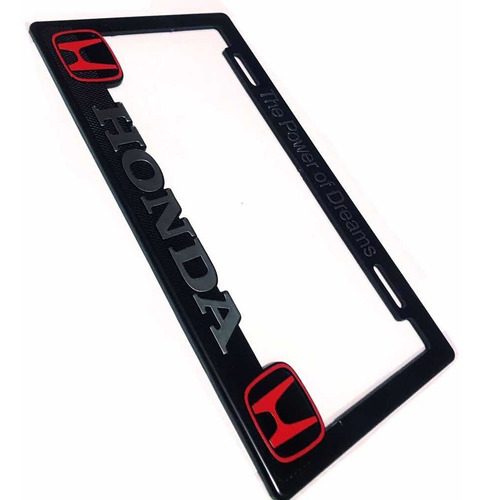 Imagen 3 de 4 de Par (2) Portaplaca Honda Pilot Civic Hr-v Cr-v Fit Odyssey