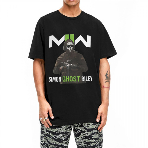 Playera De Call Of Duty Simon Riley Mw2 Para Hombre, De ALG