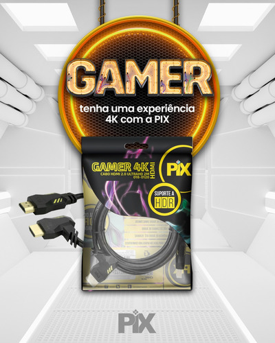 Cabo Hdmi 2.0 2 Metros 4k 3d Ultrahd Alta Resolução Gold