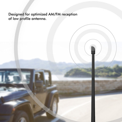 Rydonair - Antena Compatible Con Jeep Wrangler Jk Jku Jl Jlu
