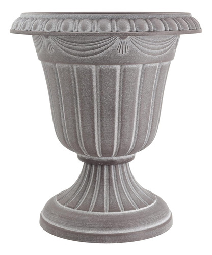 Maceta Clásica 15x13 Plástico Blanquecino Para Interiores Y
