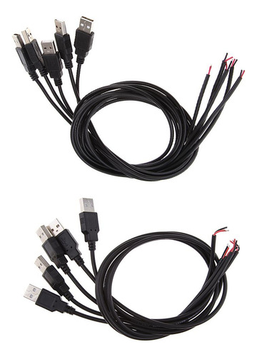 Cable De Carga Usb De Bricolaje 6 Piezas
