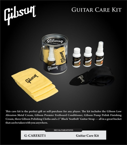 Imagem 3 de 5 de Kit De Cuidados Gibson Guitar Care Kit - G-carekit1