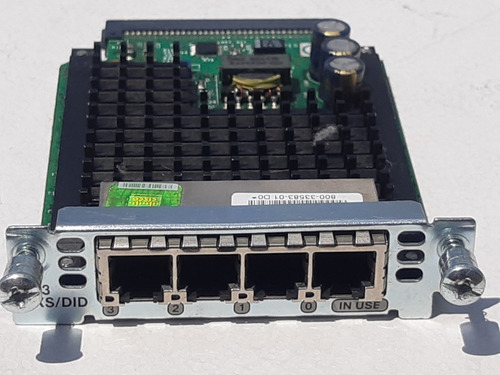 Tarjeta Cisco Vic3-4fxs/did