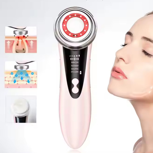 Masajeador Facial Fototerapia Recargable Rejuvenecimiento Todo Tipo De Piel Día/noche