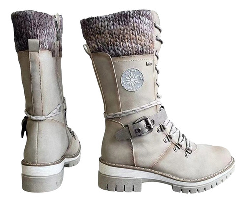 Botas En U Para Mujer, Estilo Occidental, Estilo Vaquero, Ca