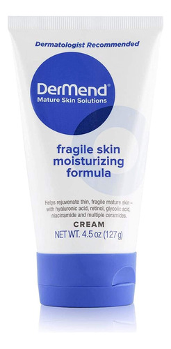 Dermend Crema Hidratante Frágil Para La Piel, Tubo De 4.5 .