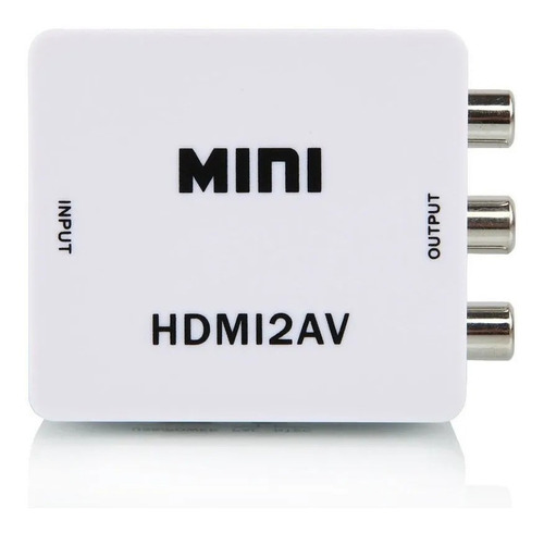 Imagen 1 de 7 de Conversor Hdmi A Rca Video Compuesto Notebook A Tv