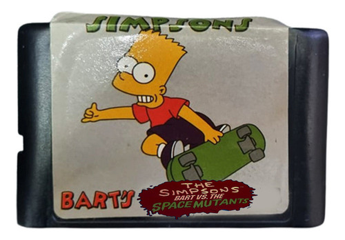 Cartucho The Simpsons Space Mutant | 16 Bits -museumgames-