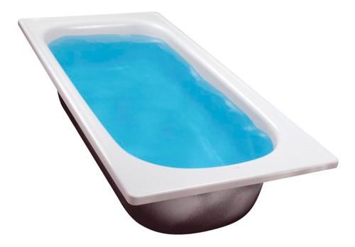 Imagen 1 de 4 de Bañera De Acero Blanca 160 X 070 Mts Con Antideslizante