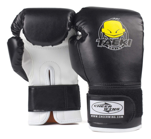 Guantes De Boxeo Cheerwing Para Niños Negro