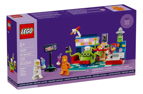 Lego Set Diner Alien Espacial, Edición Limitada, Creativo
