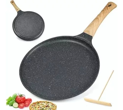 Sartén Antiadherente Alemana De Aluminio Para Crepes, 20 Cm