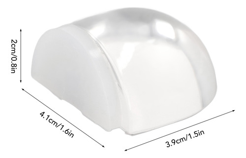 Tapón Para Puerta De Suelo, Autoadhesivo, Transparente, Prev