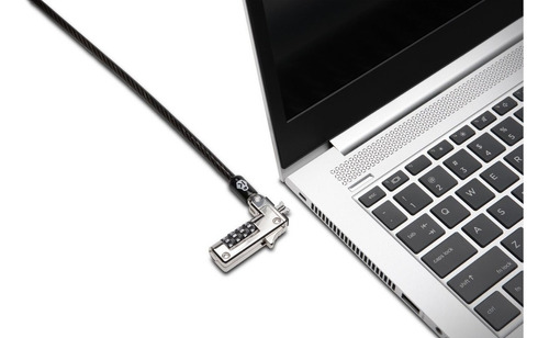 Cadeado Para Notebook Com Senha De 4 Dígitos E Cabo De Aço