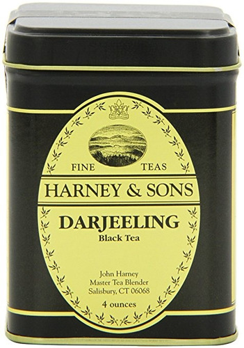 Harney & Sons Hojas Sueltas De Té Negro, Darjeeling, De 4 On