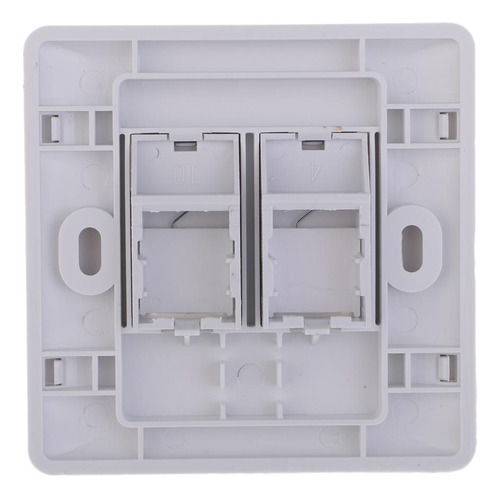 86x86x10mm Licencia Cubierta Banda Blanca Plasctica 2