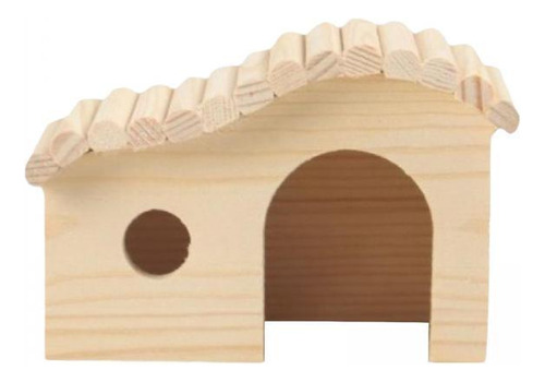4 Casa De Madera Para Hámster, Escondite, Decoración De