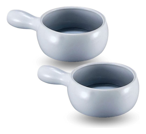 Taza De Cerámica Con Mango Práctico X2 Unidades Cocina Tazon