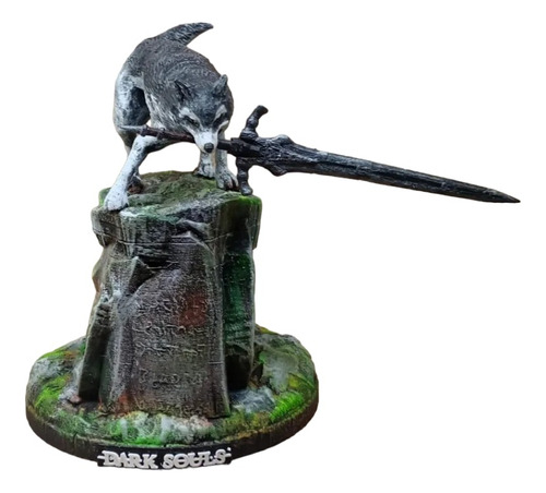 Sif El Gran Lobo Gris Dark Souls - Figura De Impresion 3d