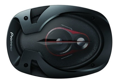 Pioneer Parlante Ovalado Ts-r6951s Color Negro