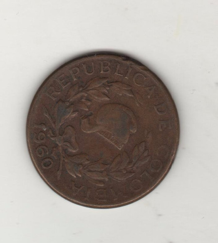 Colombia Moneda De 5 Centavos Año 1960 - Km 206 - Xf