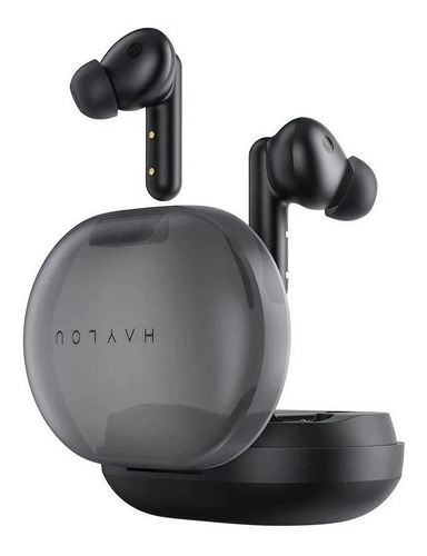 Imagen 2 de 4 de Auriculares in-ear gamer inalámbricos Haylou GT Series GT7 negro translucido