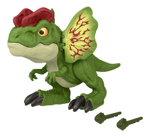 Dinosaurio Jurassic World Lanzamiento Feroz Dilophosaurus Hn