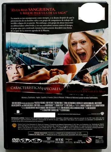 Destino Final 5 Dvd Original (Usado)