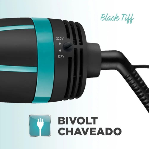 Escova Secadora Alisa E Modela Tiffany 3 Em 1 Mondial + Nfe