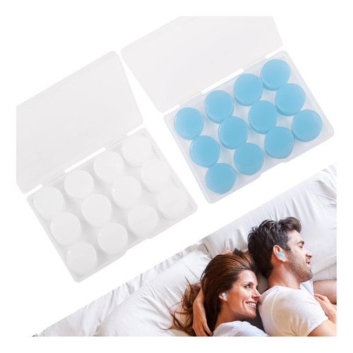 24 Tapones Para Los Oídos De Silicona Para Dormir, Tapones P