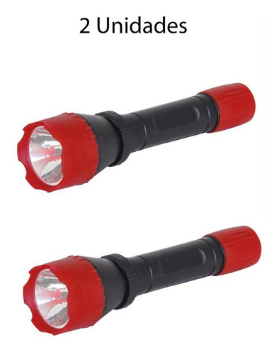Mini Lanterna Led A Pilha - 2 Unidades - Luz De Emergência