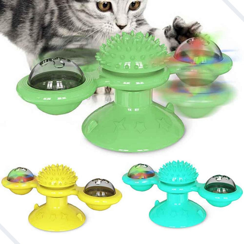 Comedouro Interativo Para Gatos C/ Base Ventosa Alimentação