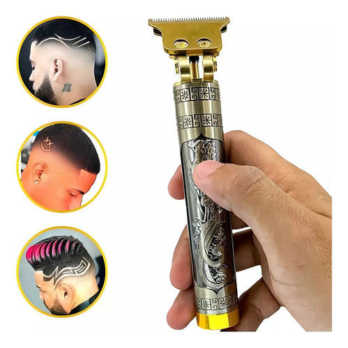 Maquina Acabamento Profissional Cabelo Barba Sem Fio Premium