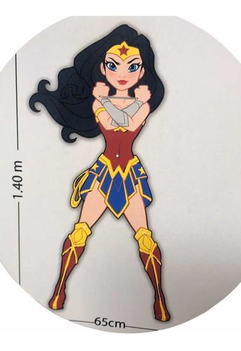 Adorno Movil Mujer Maravilla Wonder Woman Fiesta Decora Gm