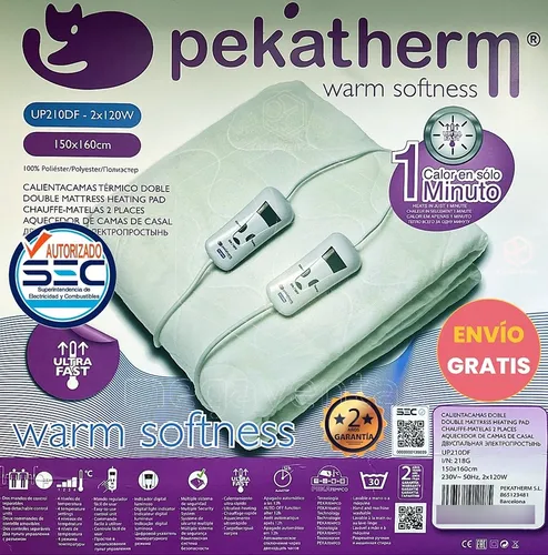 Calientacamas 2 Plazas Digital Top Line 150x160cm Pekatherm