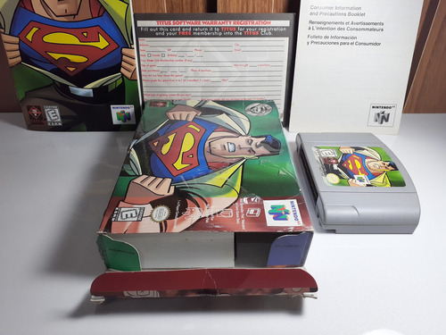Superman The New Superman Adventures Nintendo 64. (Usado)