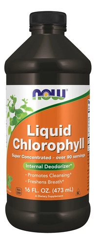 Now Foods Clorofila Chlorophyll Liquida 90 Servícios