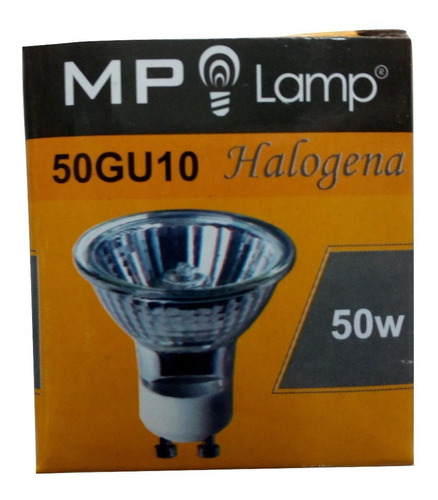 Lampara Dicroica Halogena 50w Gu10 220v Pack X10 Unidades