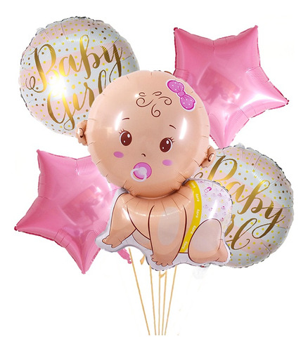 Globos De Baby Shower De Bebe  Gateando 