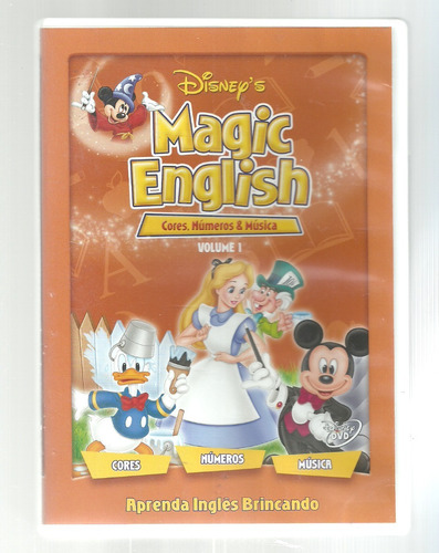 Dvd Disney`s Magic English Volume 1 Cores Números & Música |