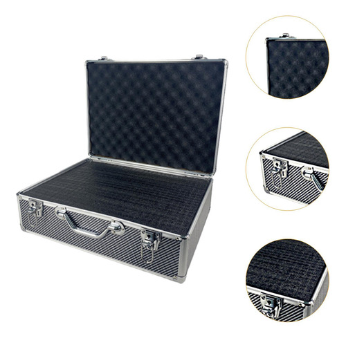 Caja De Herramientas Con Relleno De Esponja 28x20x10cm Plata