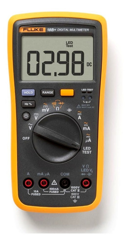 Multímetro Digital Fluke 18b+ 1.000v Tamaño Compacto