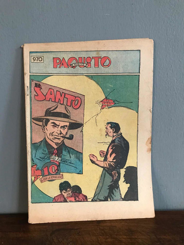 Antiguo Cómic Mexicano Paquito Presenta A El Santo Año 1944