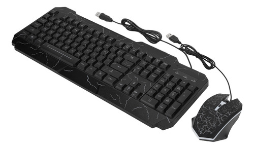 Teclado Y Ratón De Juego Cableados Y Configurados Mecánicame