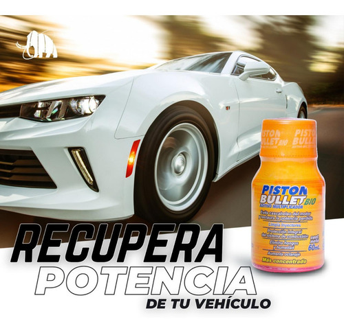 Elevador De Octanaje Piston Bullet Bio 8un Aditivo Gasolina