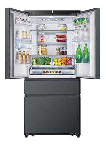 Imagen 2 de 2 de Heladera inverter no frost James RJ 455 FTI KDD dark inox con freezer 421L 220V - 240V