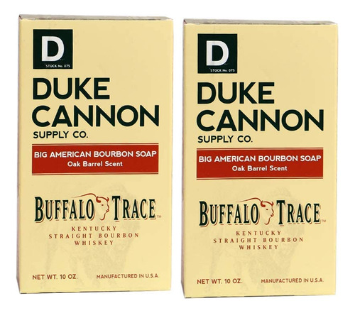 Duke Cannon Bourbon Jabn Para Hombre, 10 Onzas, Buffalo Trac