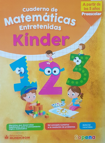 Matematicas Entretenidas Kinder - Sopena